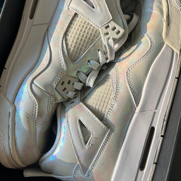 Air Jordan 4 Retro GG Pearl Sz 7Y/8.5 US Women - Picture 5 of 6